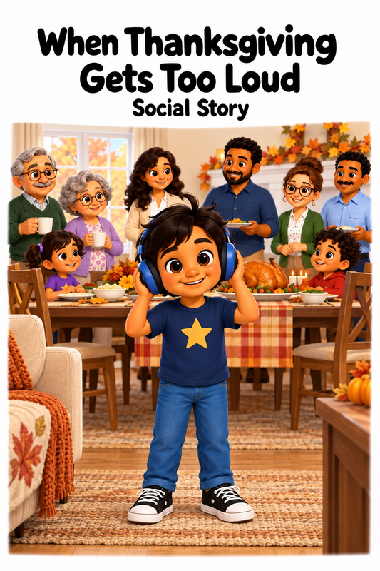 When Thanksgiving Gets Too Loud Social Story