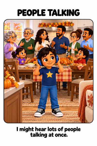 When Thanksgiving Gets Too Loud Social Story