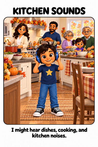When Thanksgiving Gets Too Loud Social Story