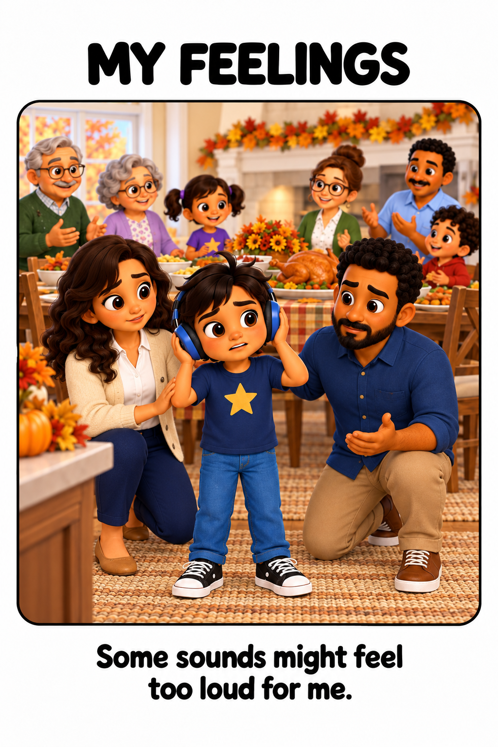 When Thanksgiving Gets Too Loud Social Story
