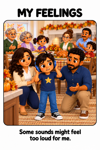 When Thanksgiving Gets Too Loud Social Story