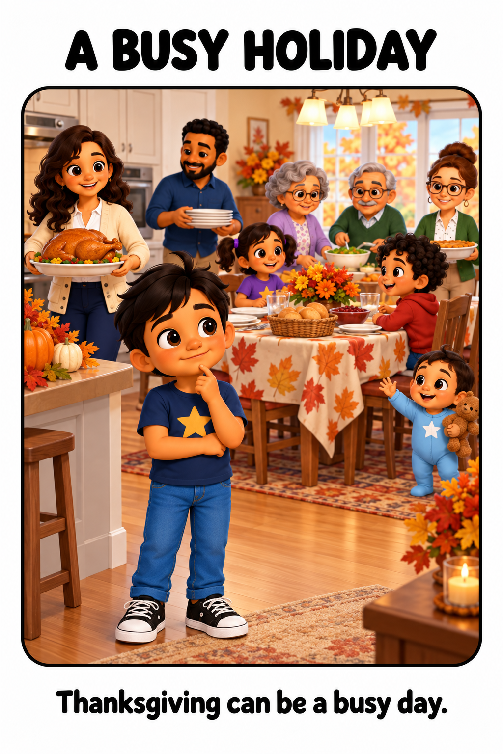 Taking a Break on Thanksgiving Social Story