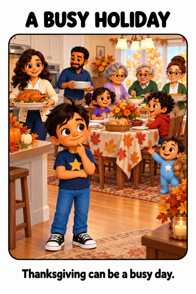 Taking a Break on Thanksgiving Social Story