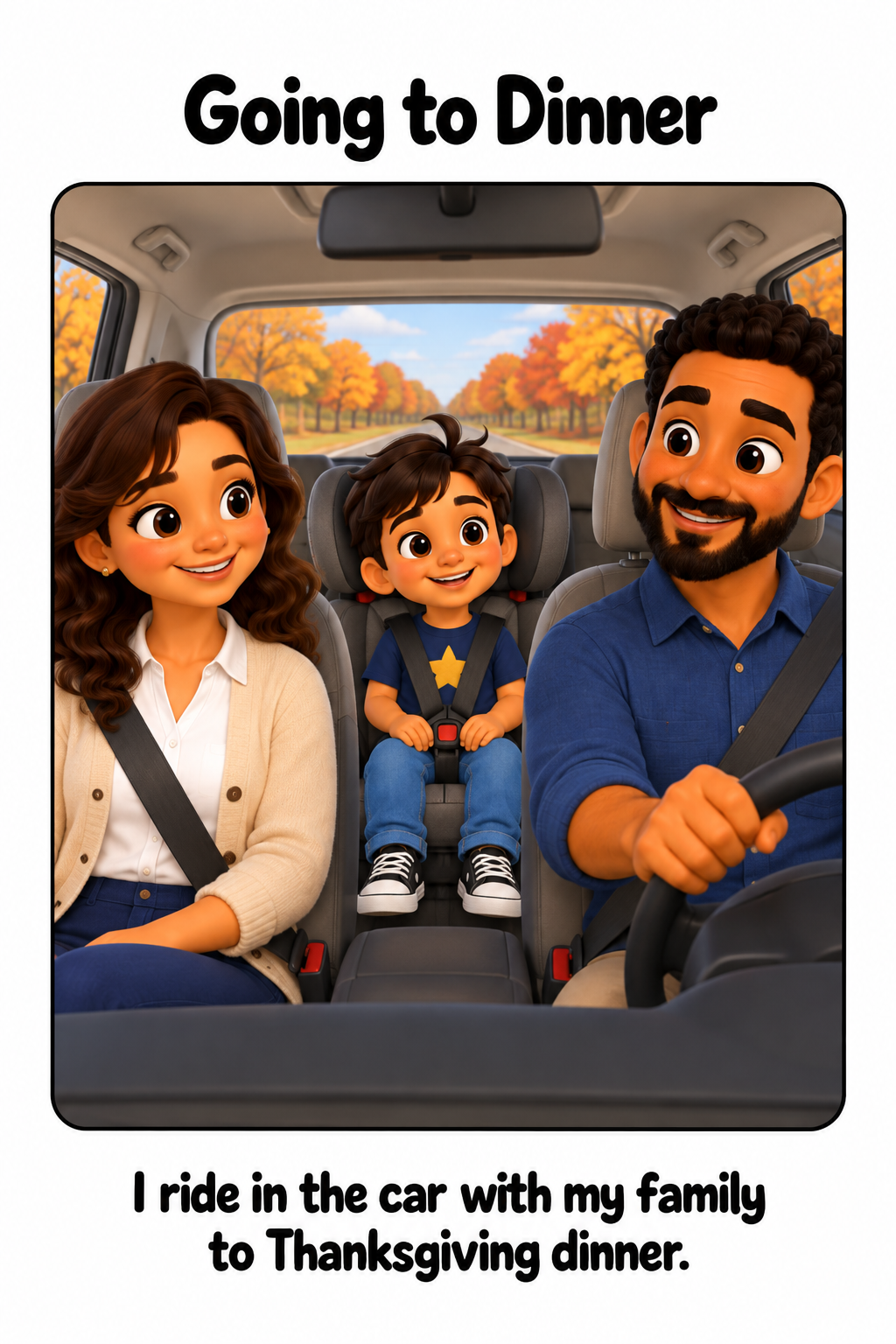 Going to Thanksgiving Dinner Social Story