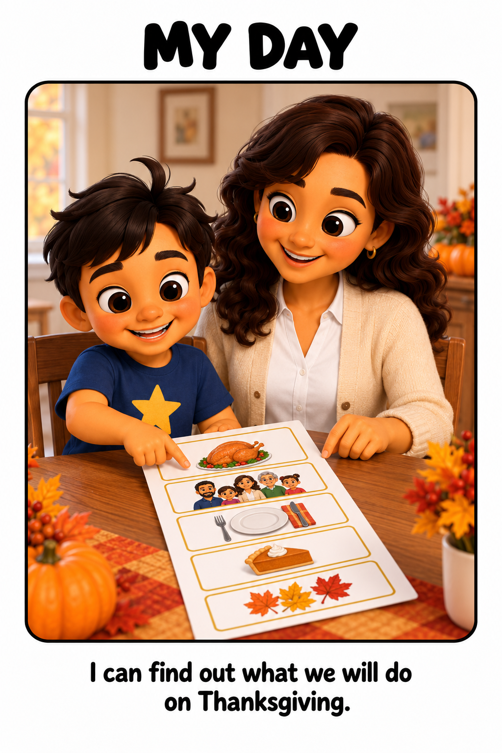 Thanksgiving Day Social Story