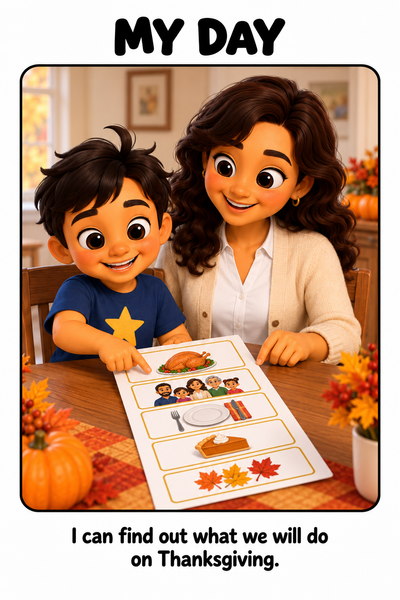Thanksgiving Day Social Story