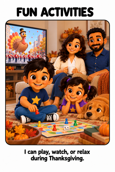 Thanksgiving Day Social Story