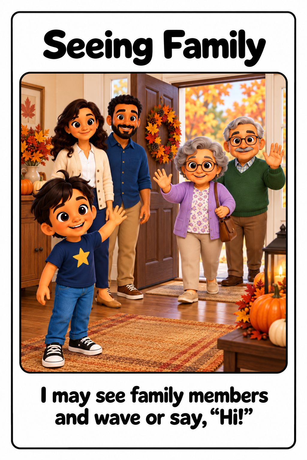 Thanksgiving Expectations Social Story