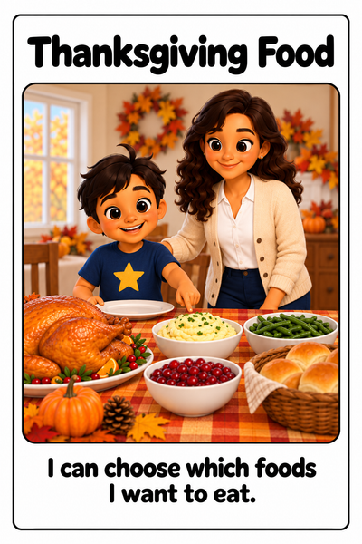 Thanksgiving Expectations Social Story