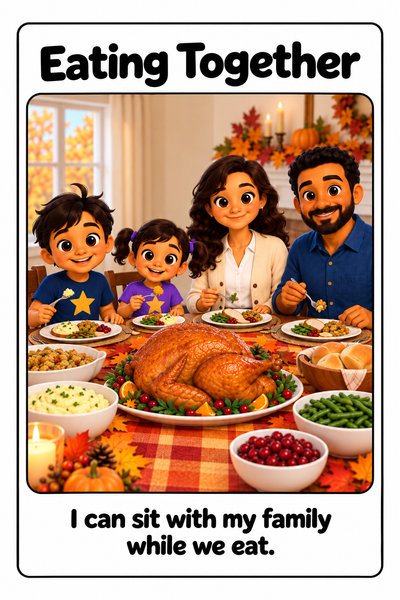 Thanksgiving Expectations Social Story