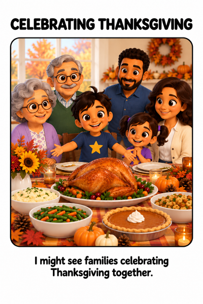 What Is Thanksgiving? Social Story
