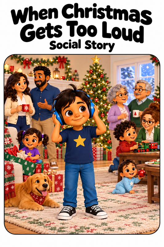When Christmas Gets Too Loud Social Story