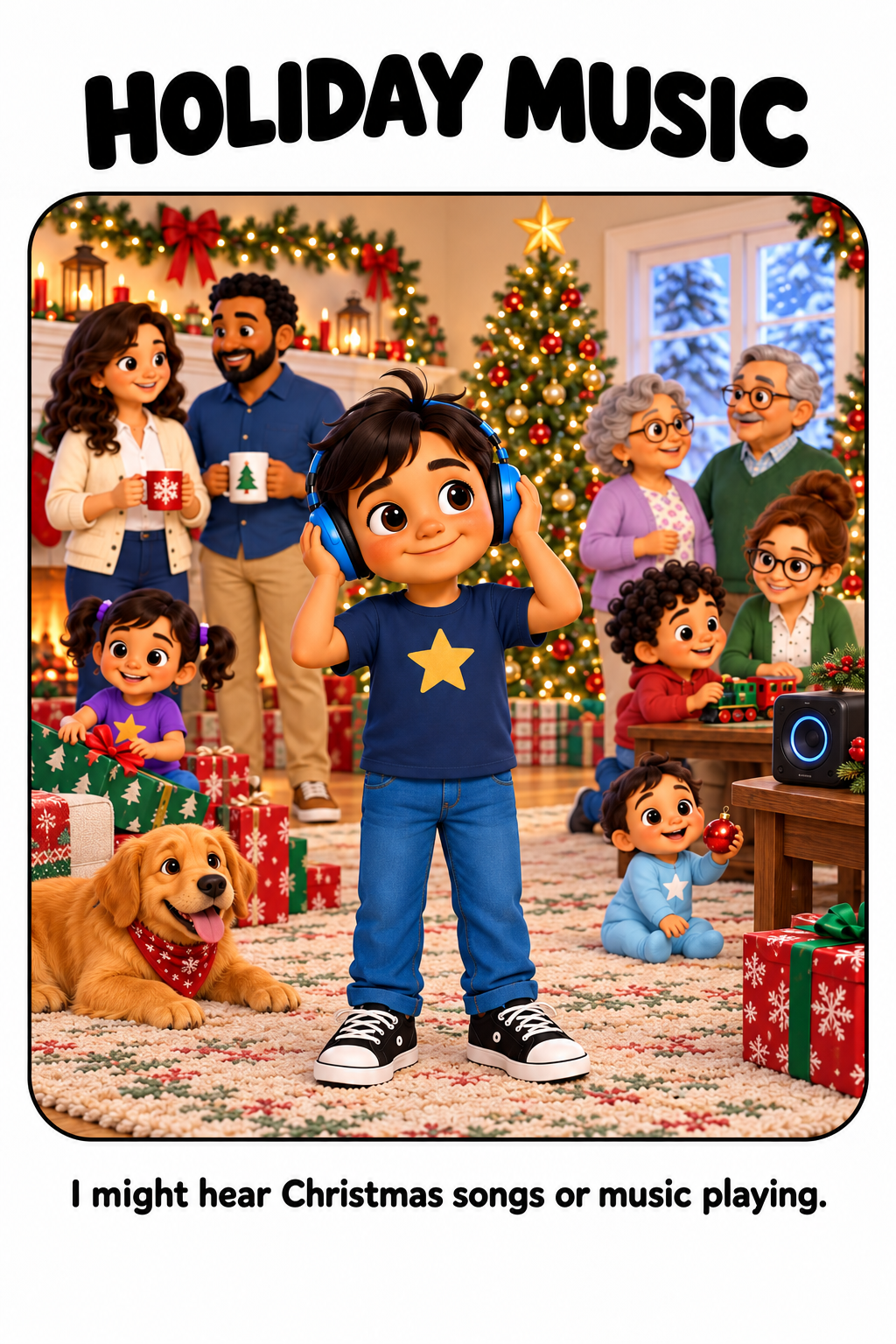 When Christmas Gets Too Loud Social Story