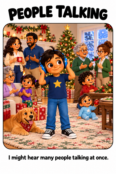 When Christmas Gets Too Loud Social Story