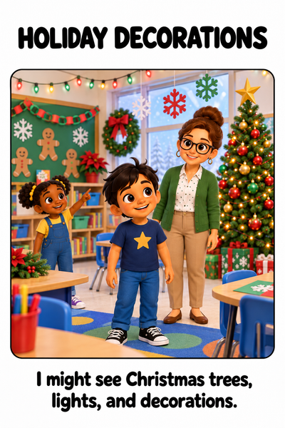 Christmas at School Social Story
