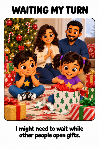 Opening Christmas Presents Social Story
