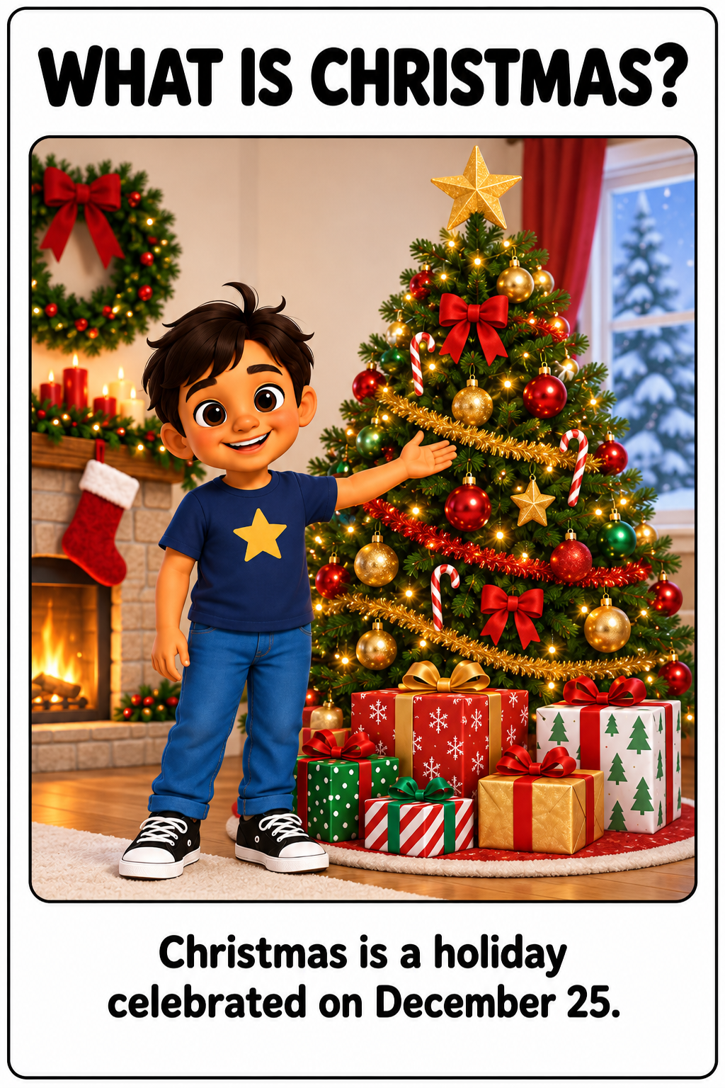What Is Christmas? Social Story