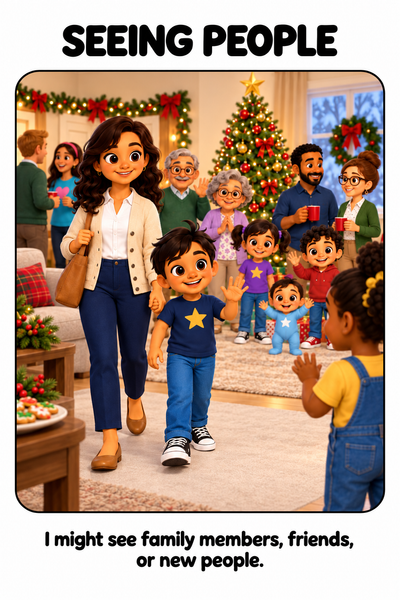 Going to a Christmas Party Social Story