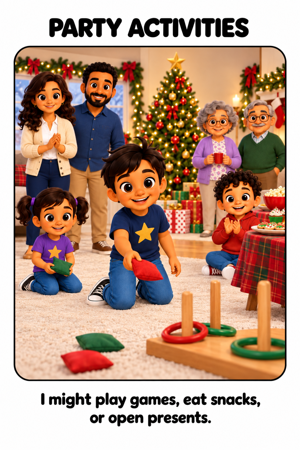 Going to a Christmas Party Social Story