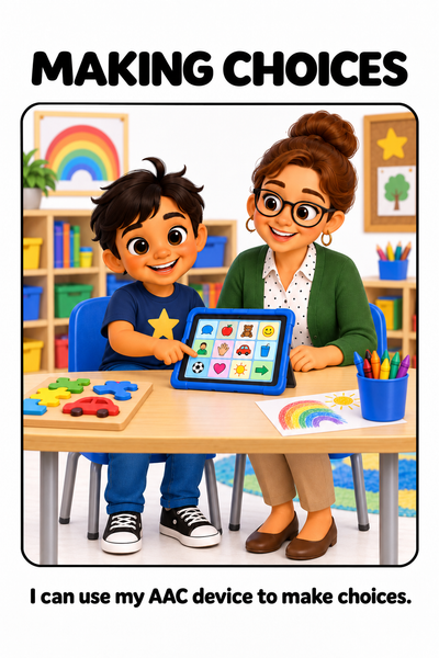 My AAC Device Is Not a Toy Social Story