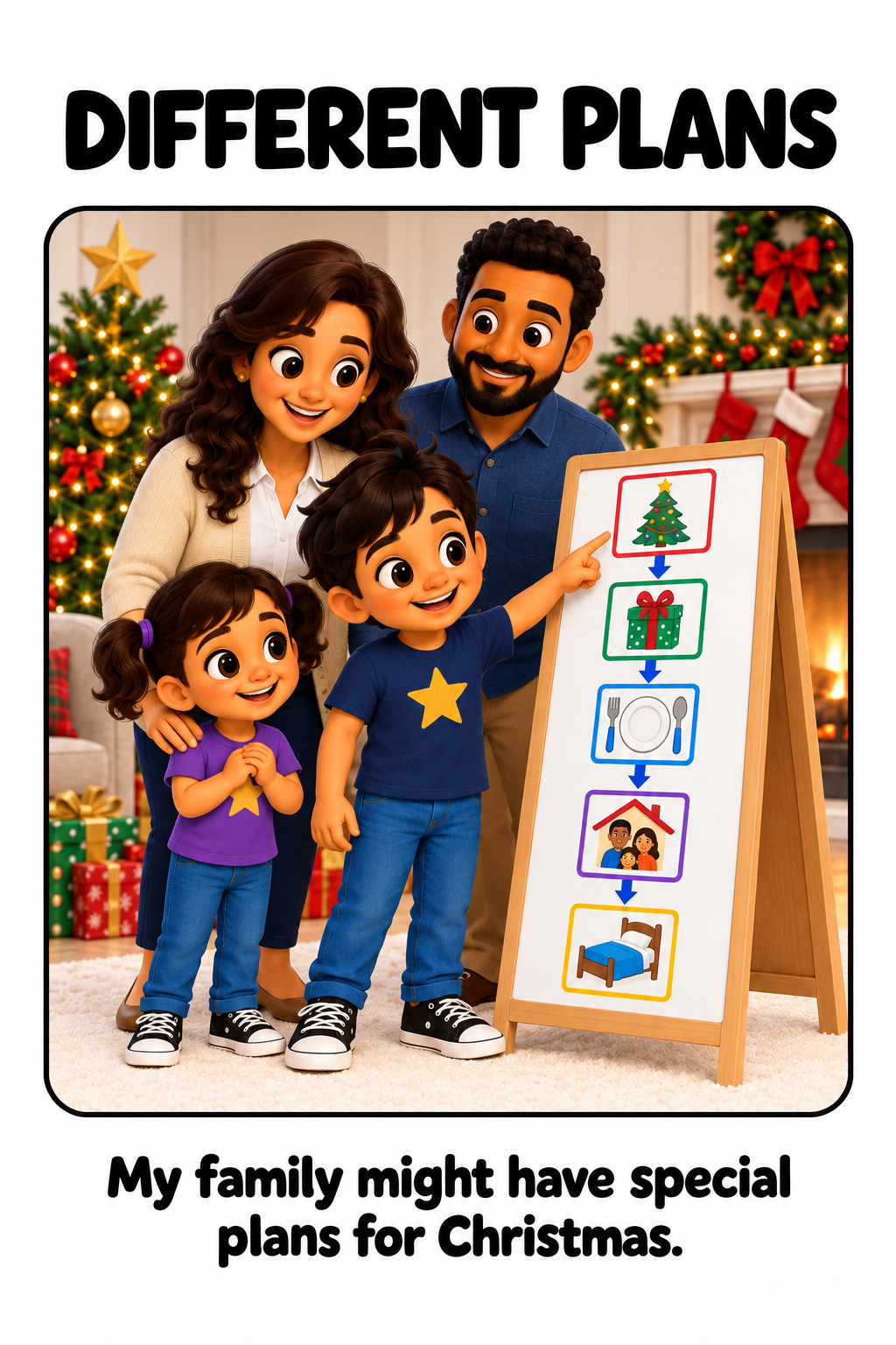 Changes to My Christmas Routine Social Story