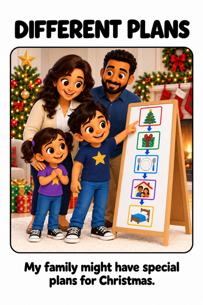 Changes to My Christmas Routine Social Story