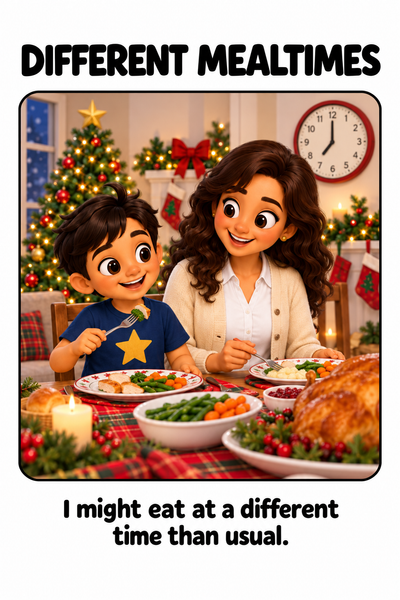 Changes to My Christmas Routine Social Story