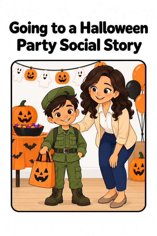 Going to a Halloween Party Social Story
