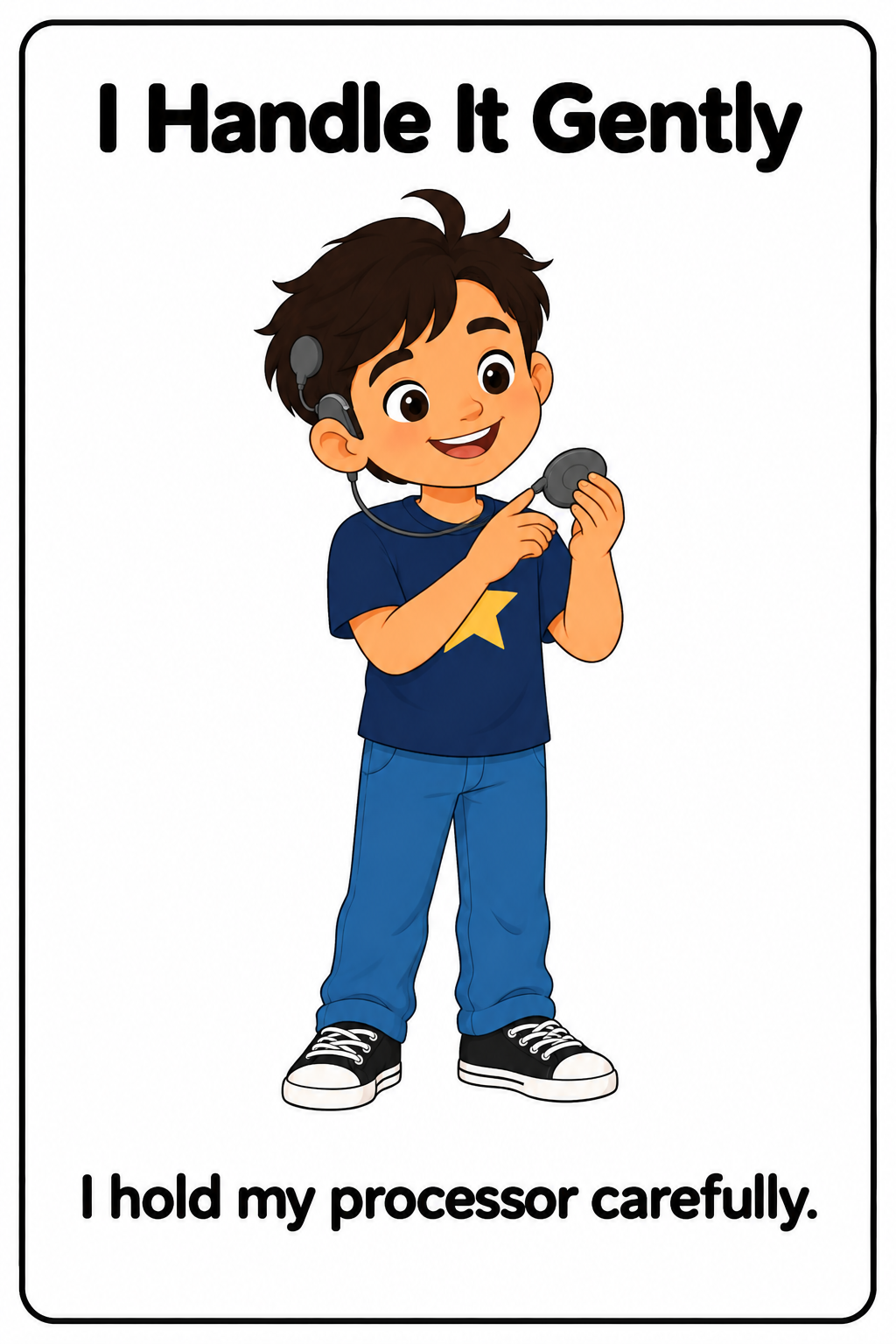 Taking Care of My Cochlear Implant Social Story