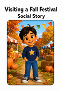 Visiting a Fall Festival Social Story for Autism