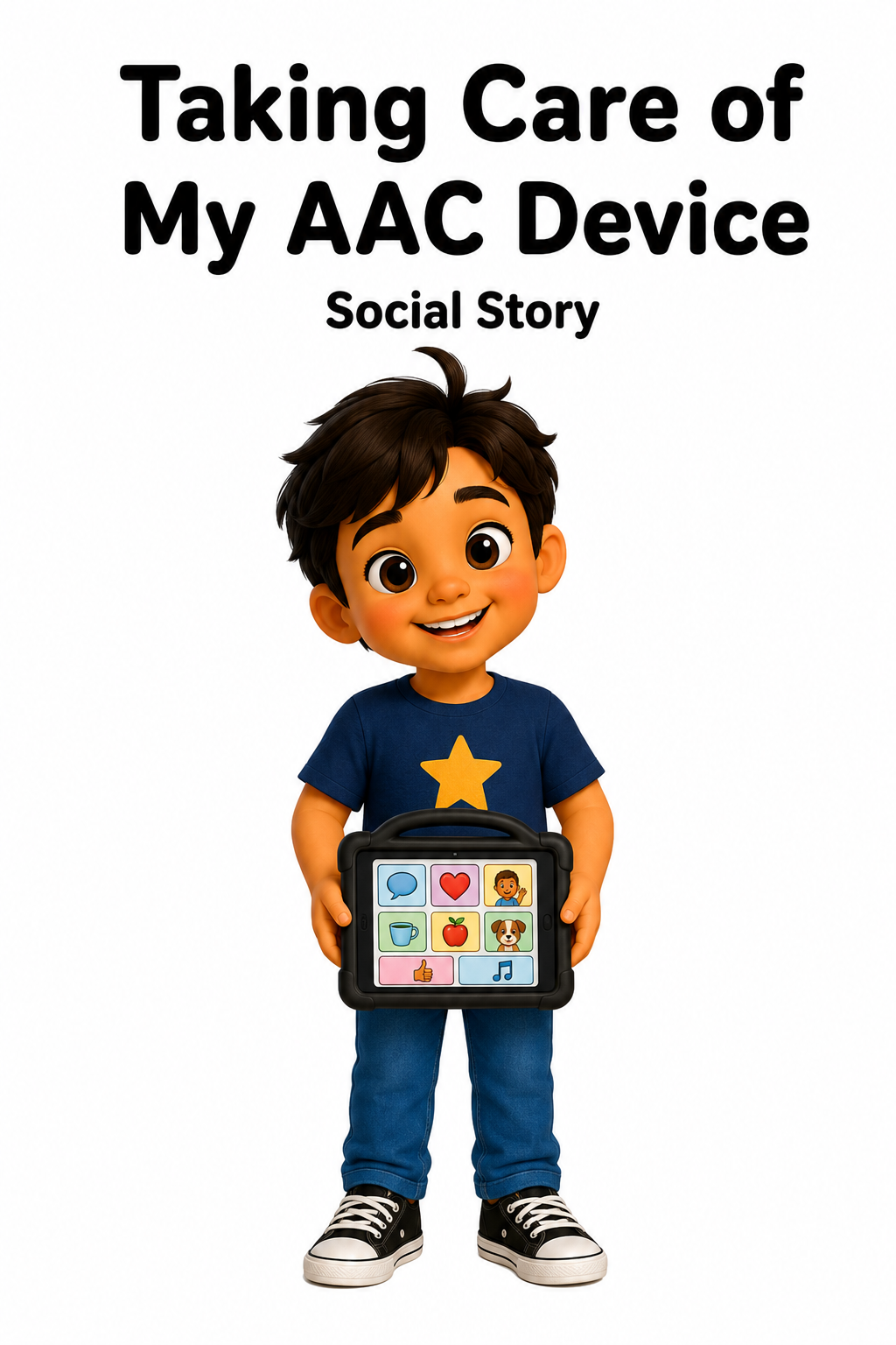 Taking Care of My AAC Device Social Story for Autism
