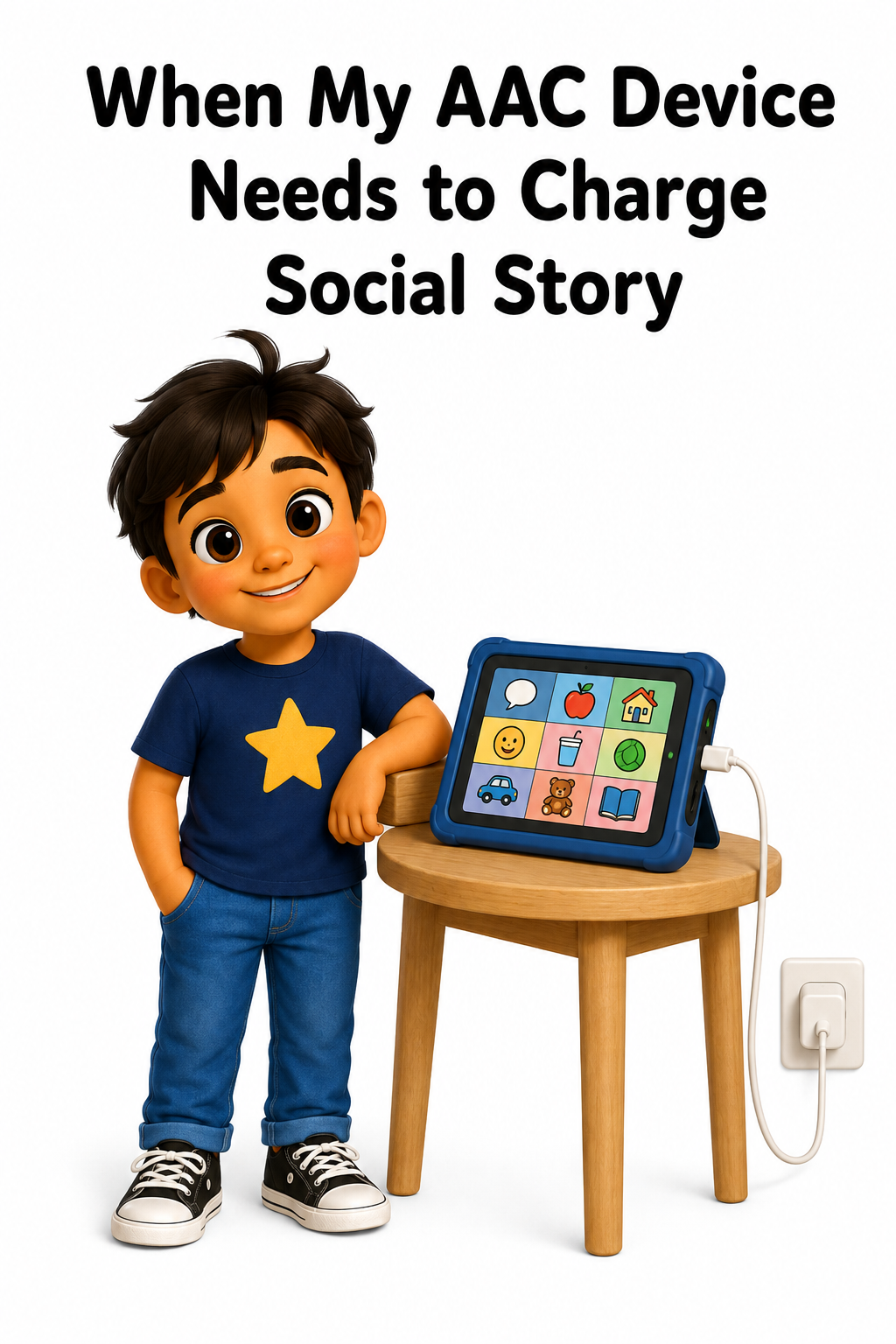 When My AAC Device Needs to Charge Social Story for Autism
