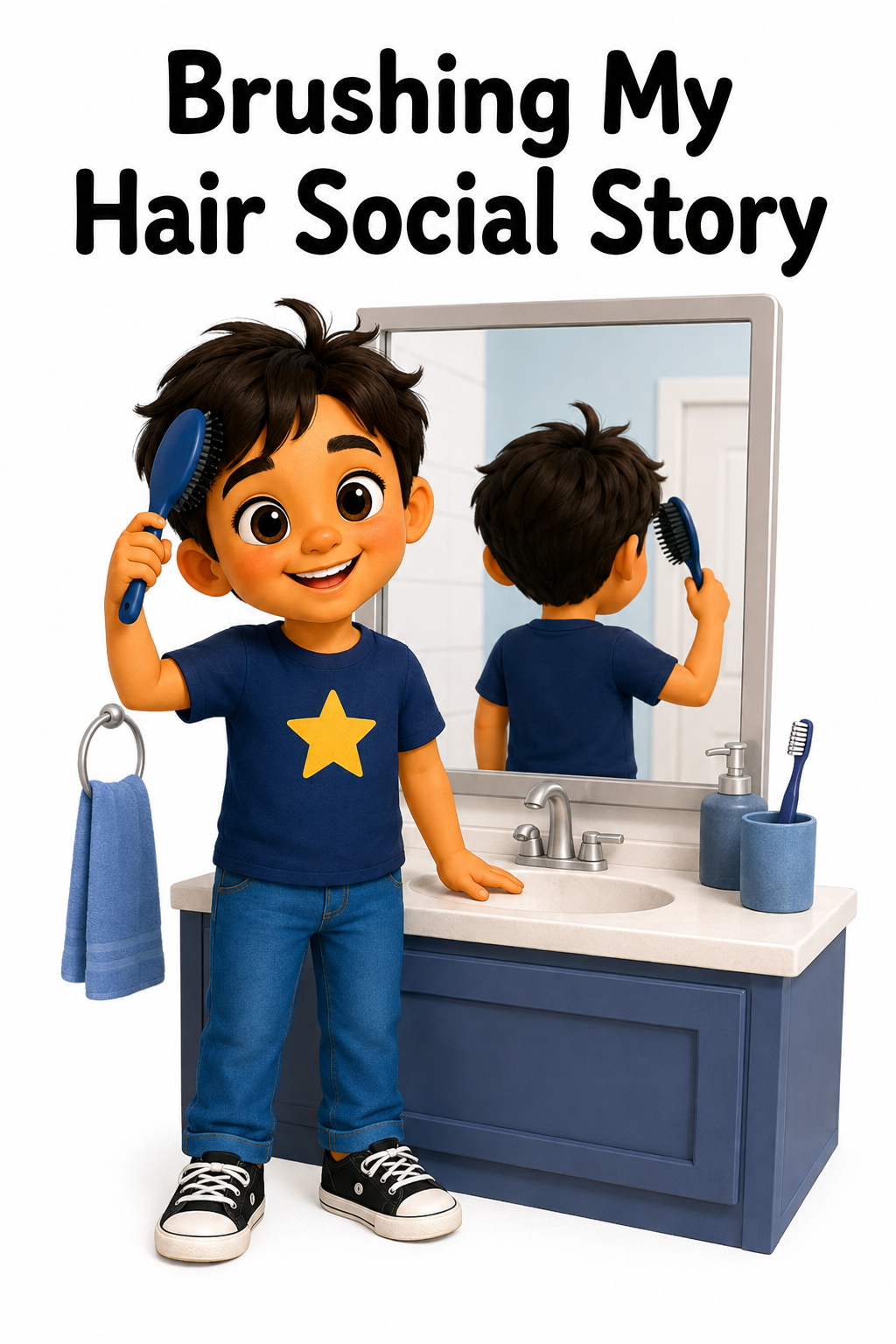 Brushing My Hair Social Story for Autism | Speech Fuel