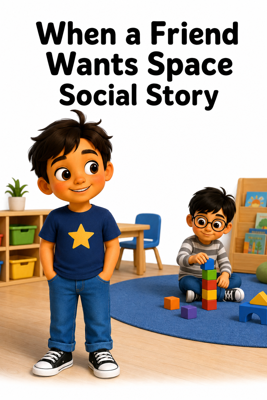 When a Friend Wants Space Social Story