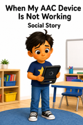 When My AAC Device Is Not Working Social Story