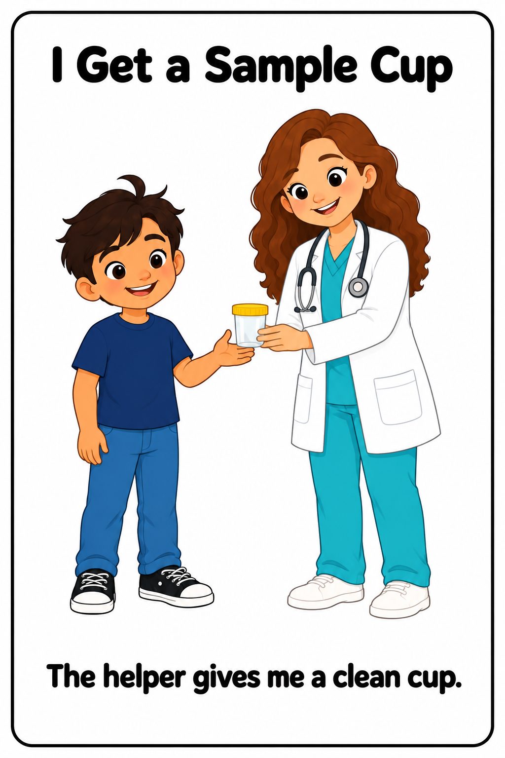 Giving a Urine Sample Social Story