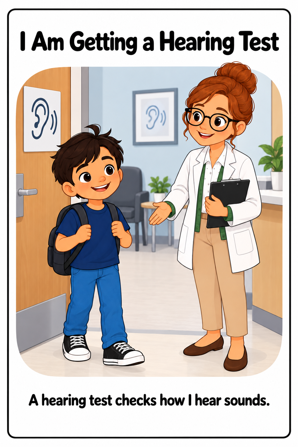 Getting a Hearing Test Social Story