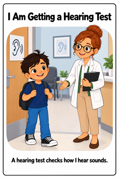 Getting a Hearing Test Social Story