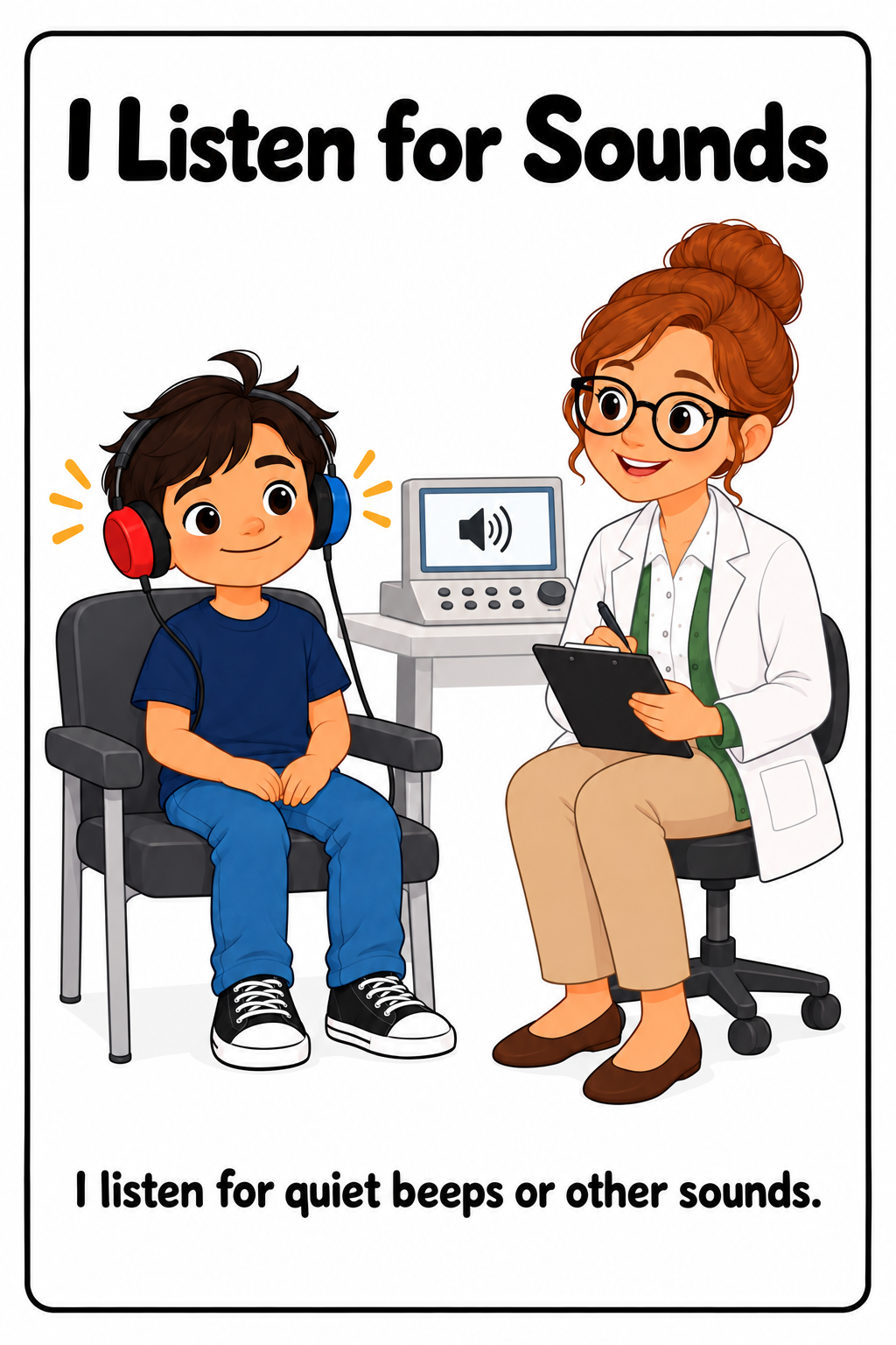 Getting a Hearing Test Social Story