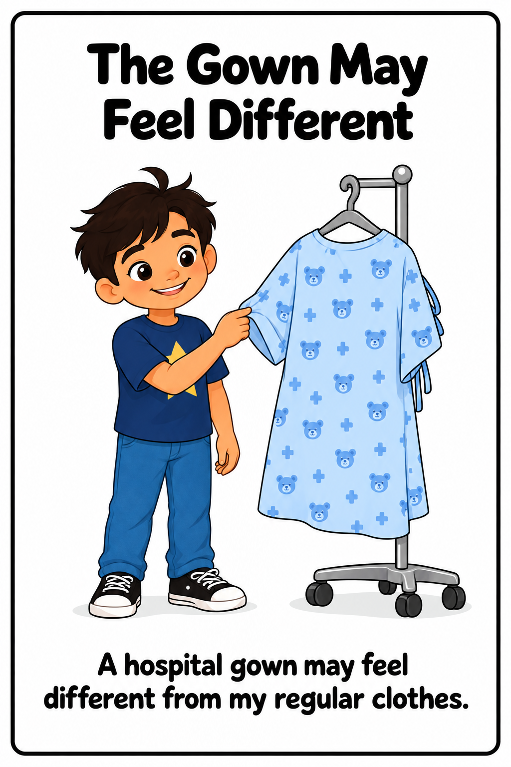 Wearing a Hospital Gown Social Story