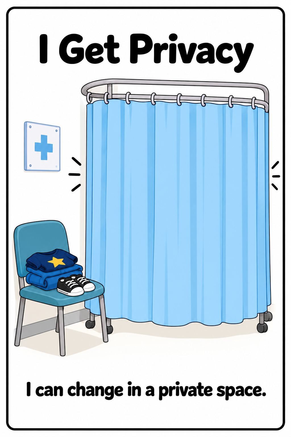 Wearing a Hospital Gown Social Story