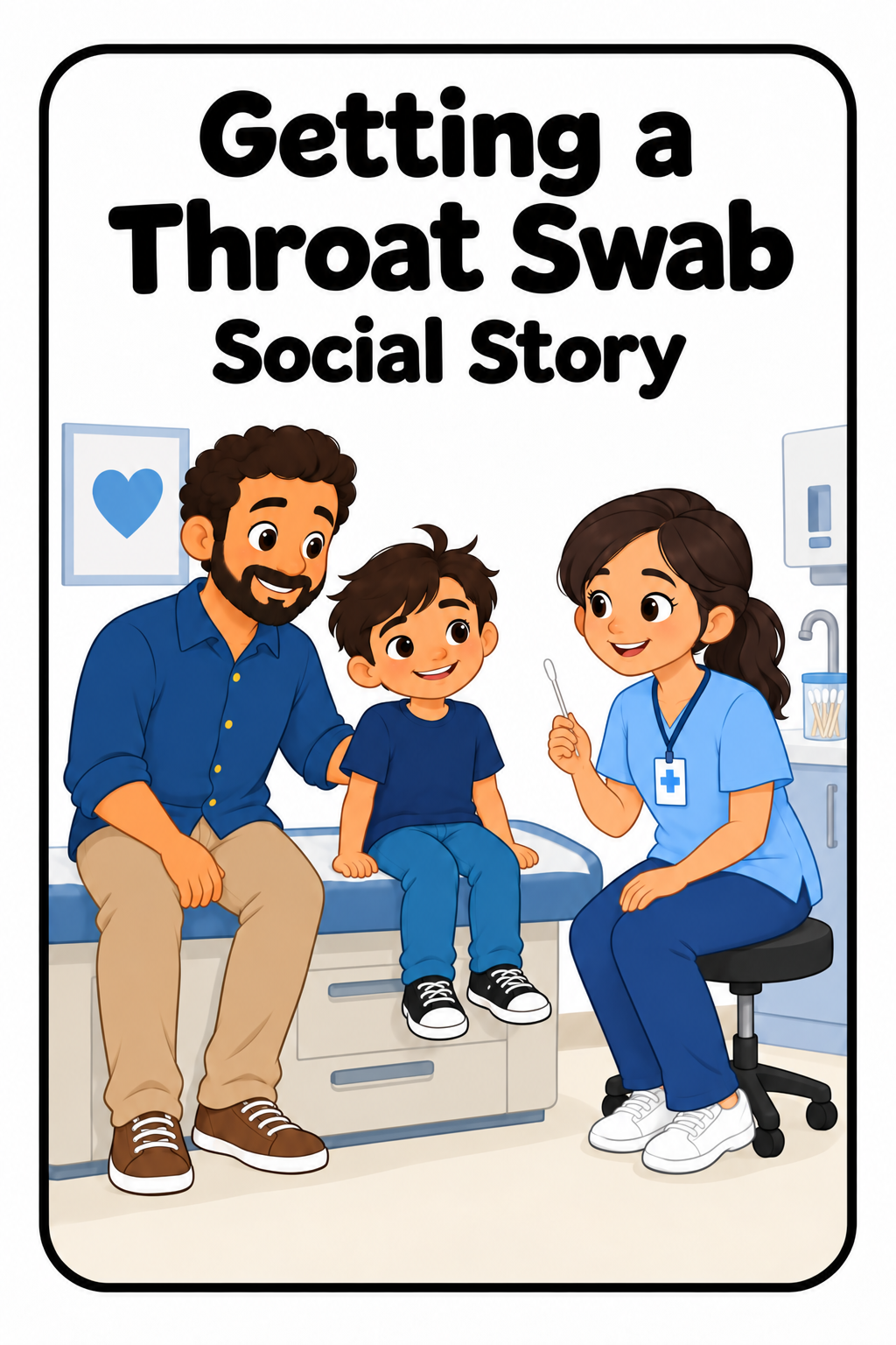 Getting a Throat Swab Social Story