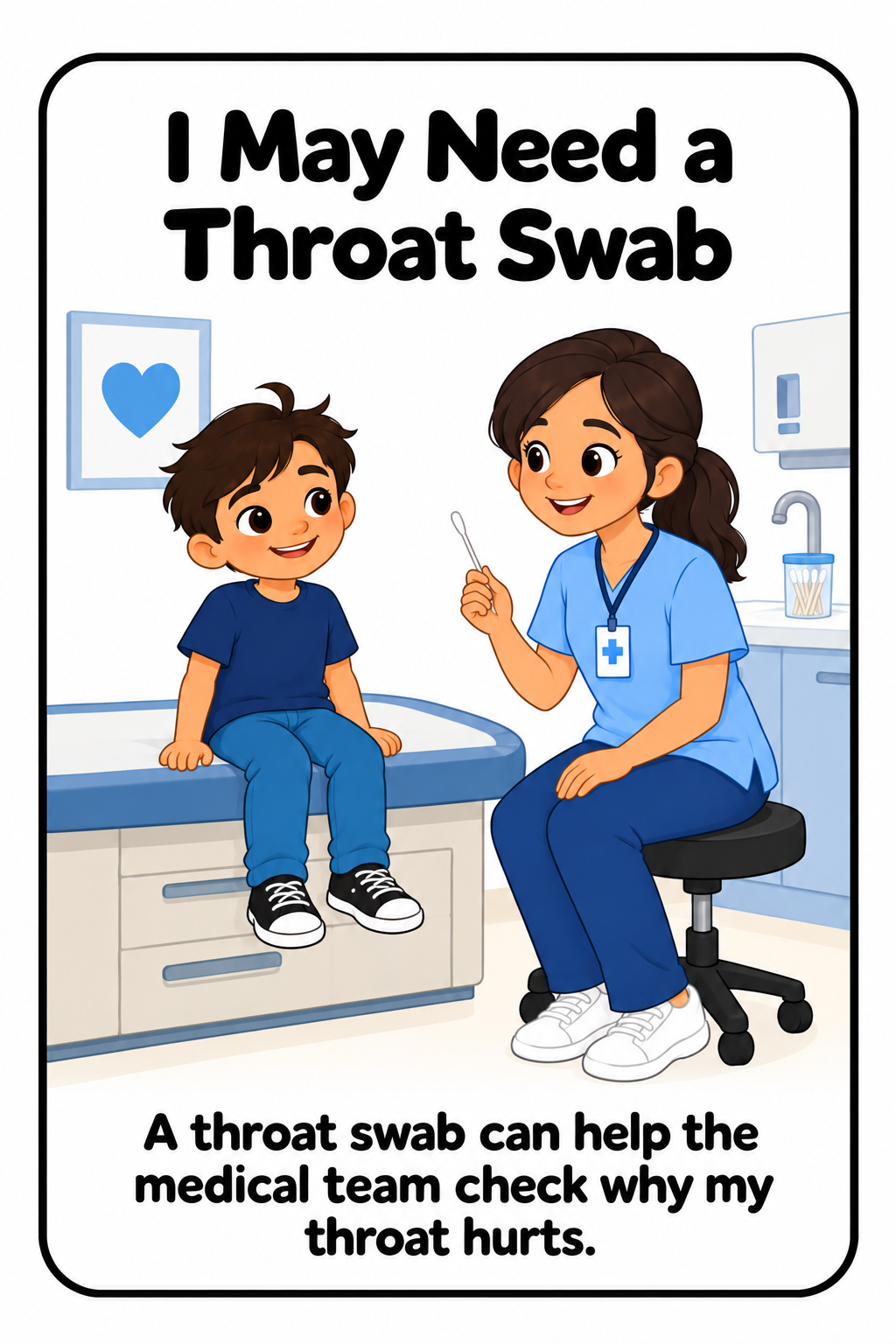 Getting a Throat Swab Social Story