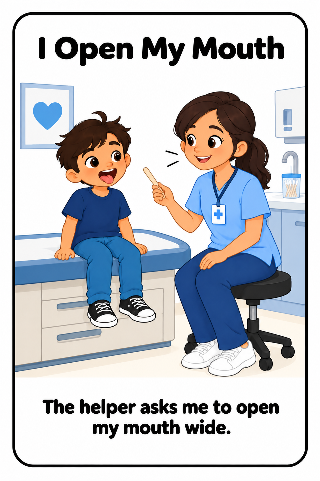 Getting a Throat Swab Social Story