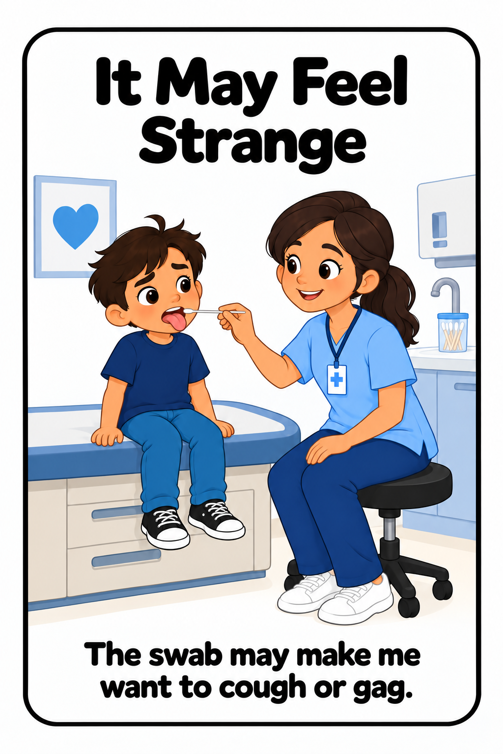Getting a Throat Swab Social Story