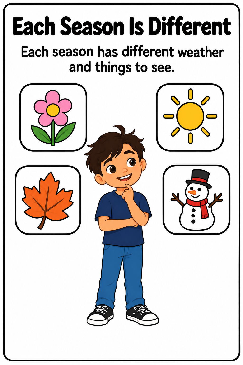 The Four Seasons Social Story