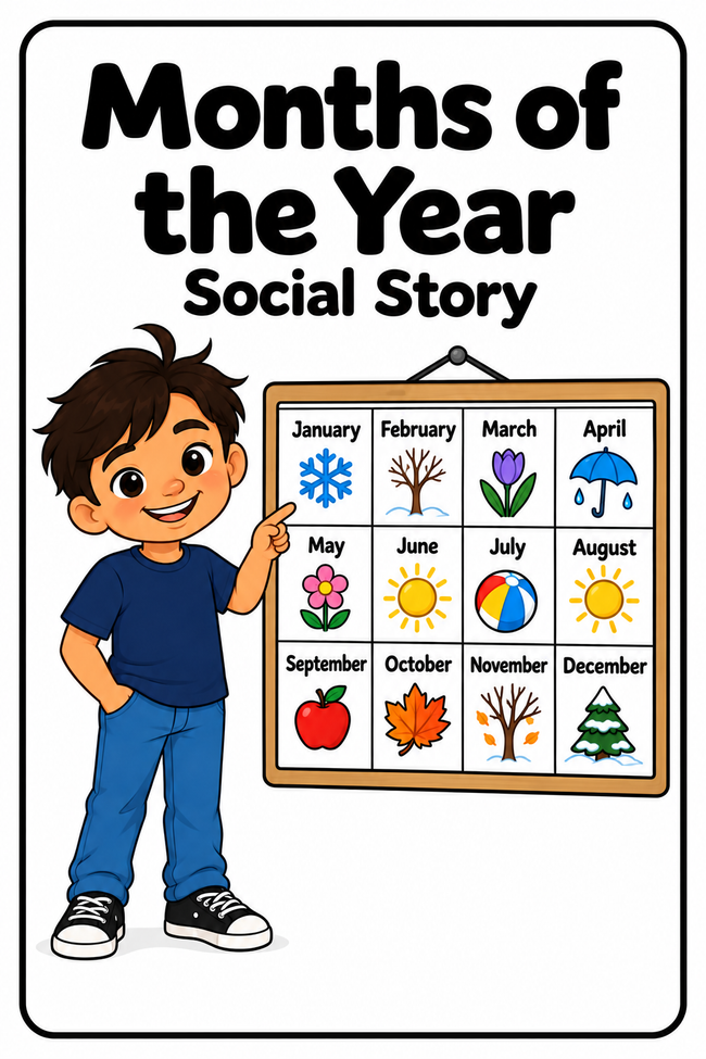 Months of the Year Social Story
