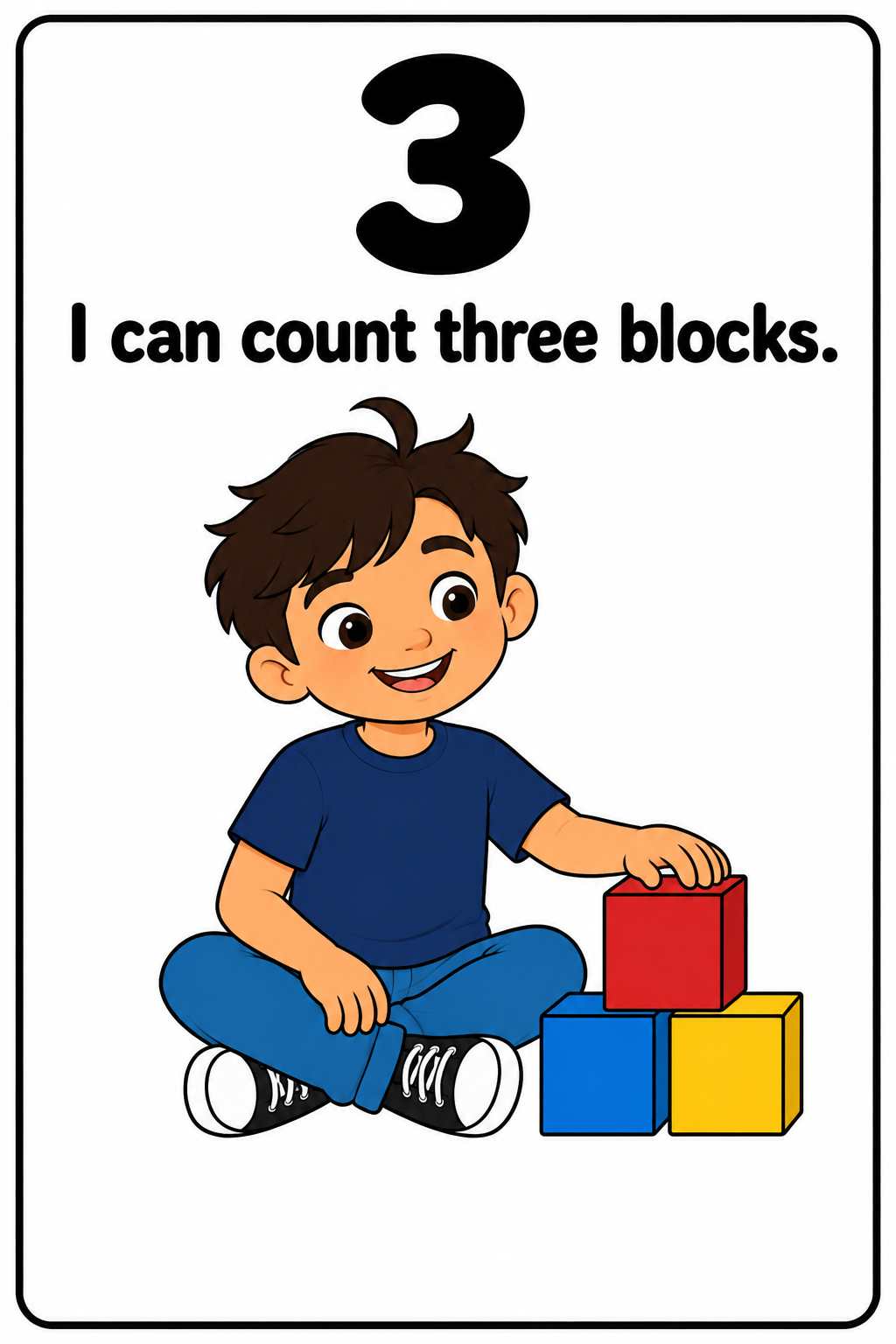 Numbers 1 to 8 Social Story