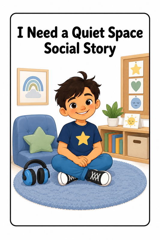 I Need a Quiet Space Social Story