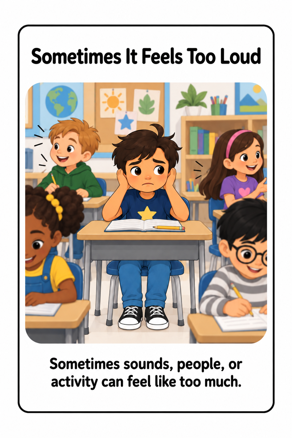 I Need a Quiet Space Social Story